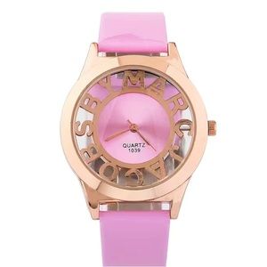 Inspired by Marc Jacobs light pink wristband watch